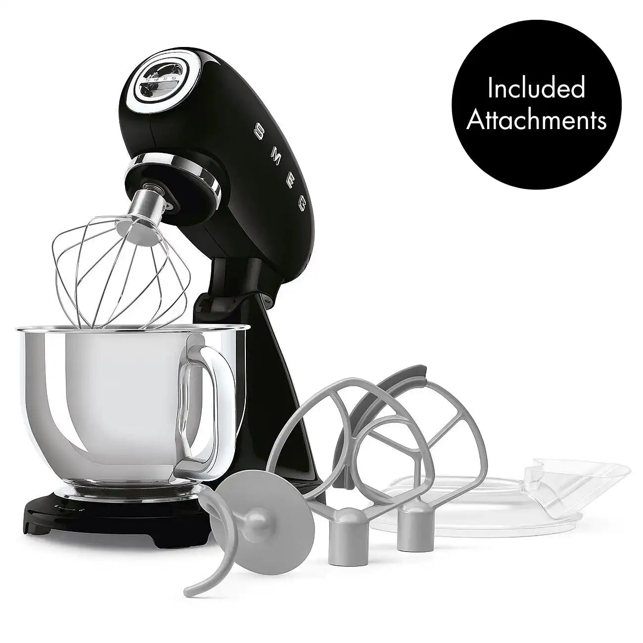 Forte Stand Mixer - Retro-Style Black