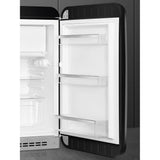 Retro-Style Refrigerator (4.3 cu ft, Right Hinge) - Black