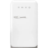Retro-Style Refrigerator (1.2 cu ft, Right Hinge) - White