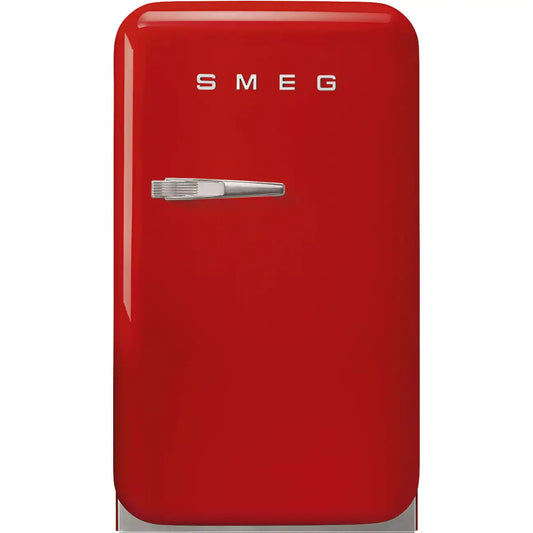 Retro-Style Refrigerator (1.2 cu ft, Right Hinge) - Red