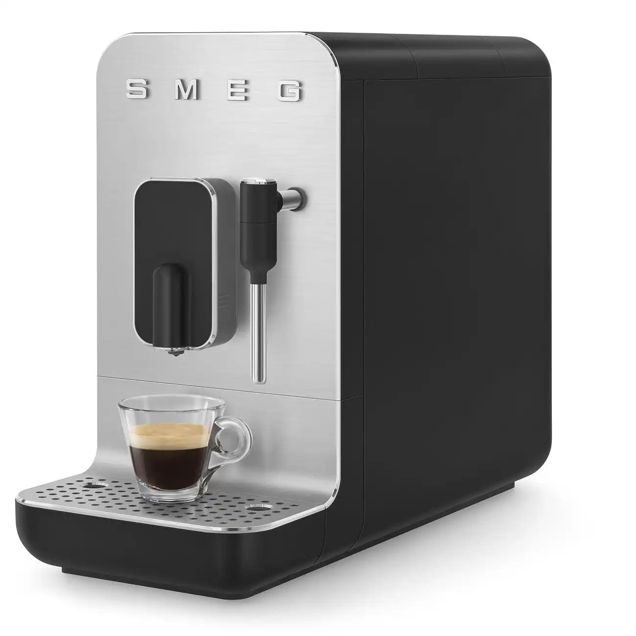 Fully Automatic Espresso Machine with Steam Wand - Matte Black