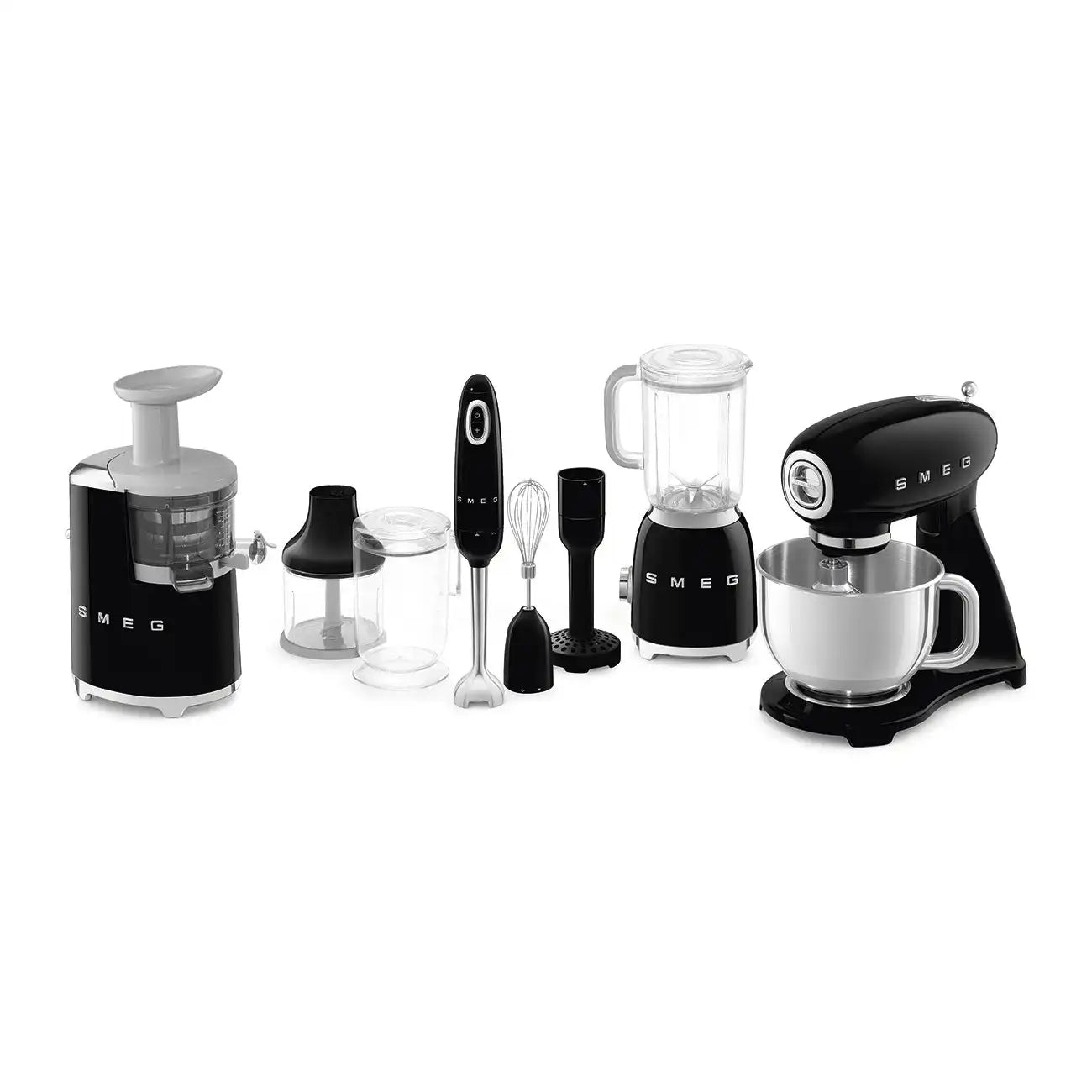 Stand Mixer - Retro-Style Black