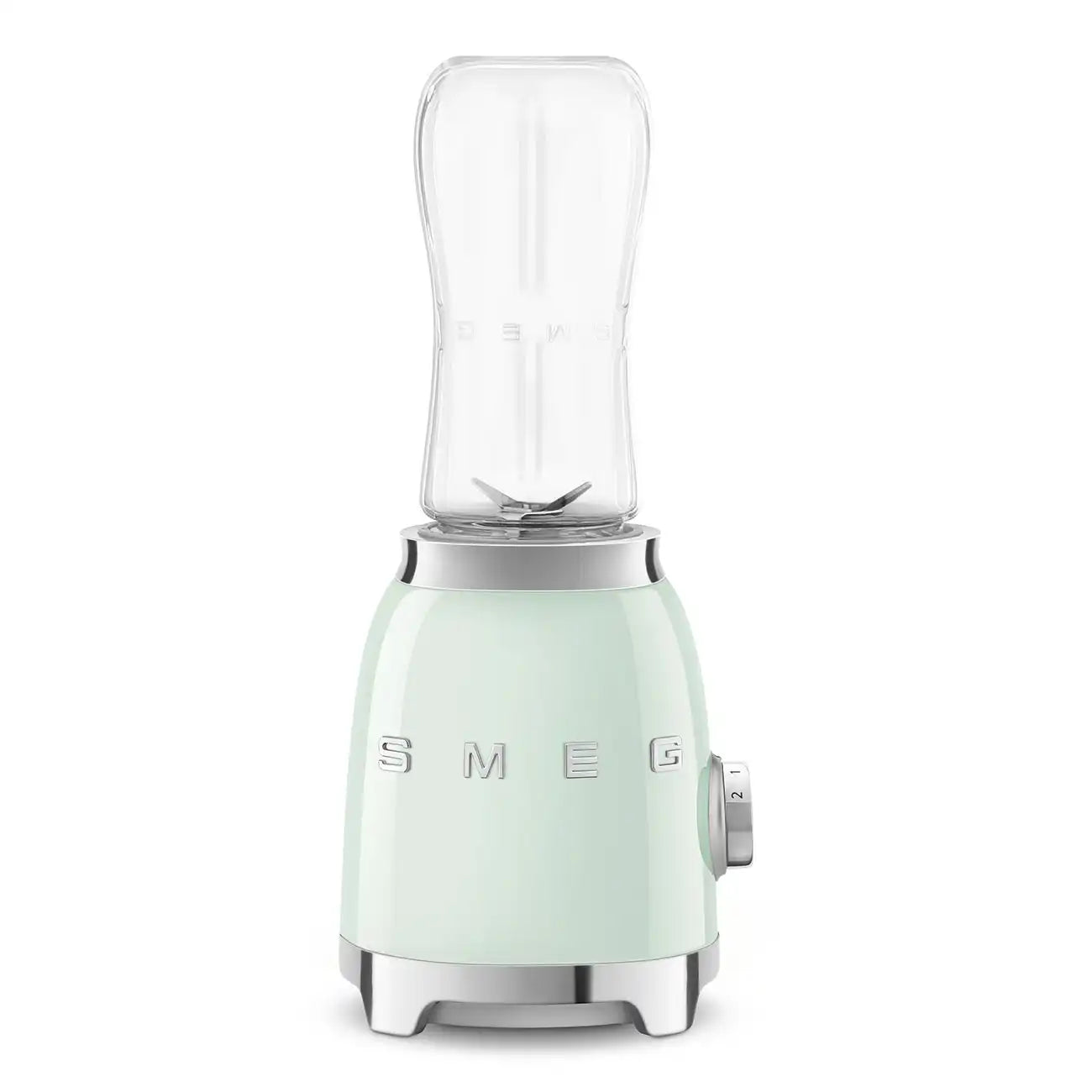 Personal Blender with 2 Travel Bottles - Retro-Style Pastel Green