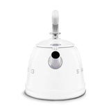 Whistling Kettle (10 Cup) - Retro-Style White