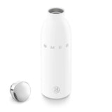 SMEG x 24Bottles® Insulated Stainless Steel Bottle (17 oz) - White