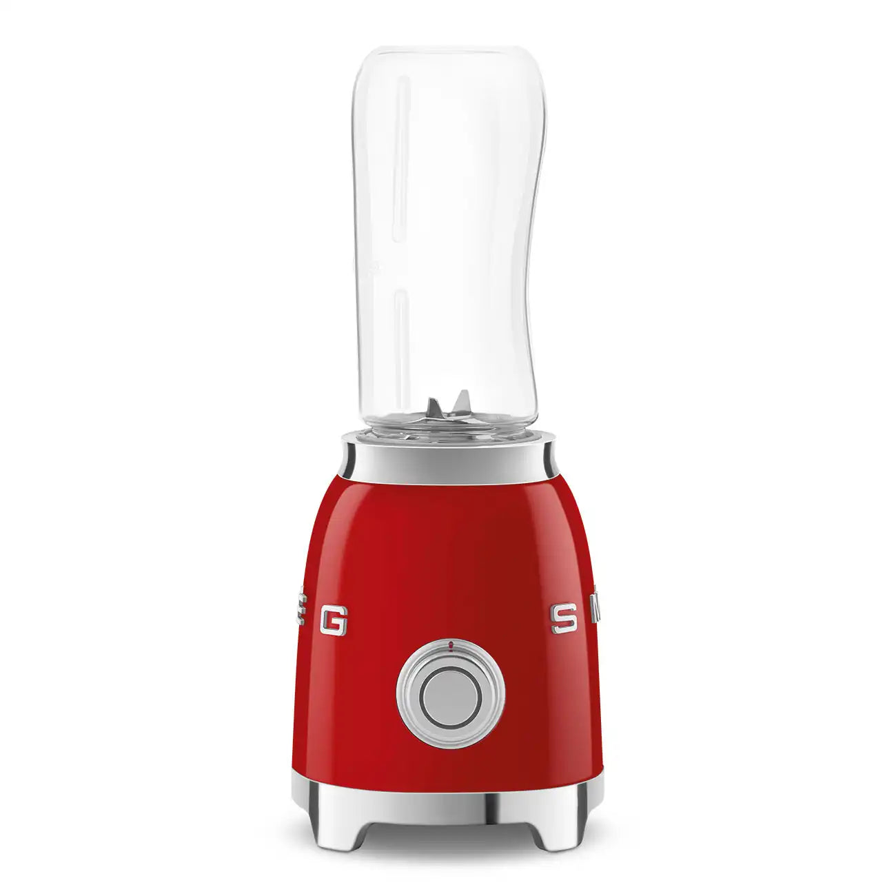 Personal Blender with 2 Travel Bottles - Retro-Style Red