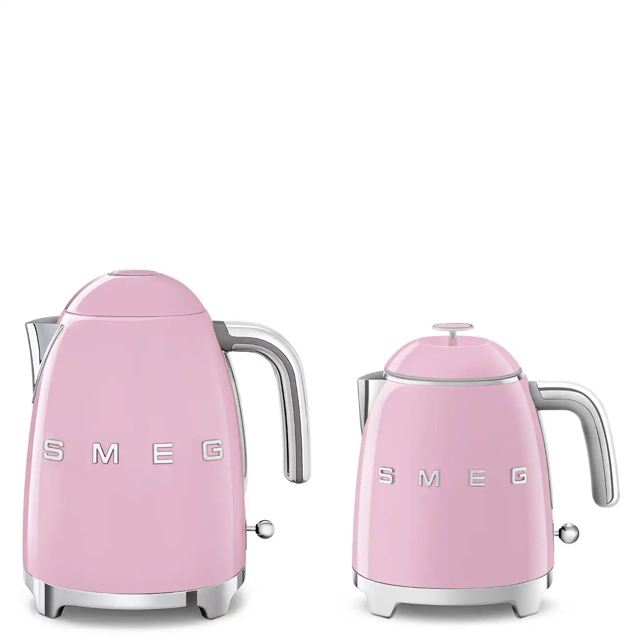 Mini Electric Kettle (3 Cups) - Retro-Style Pink