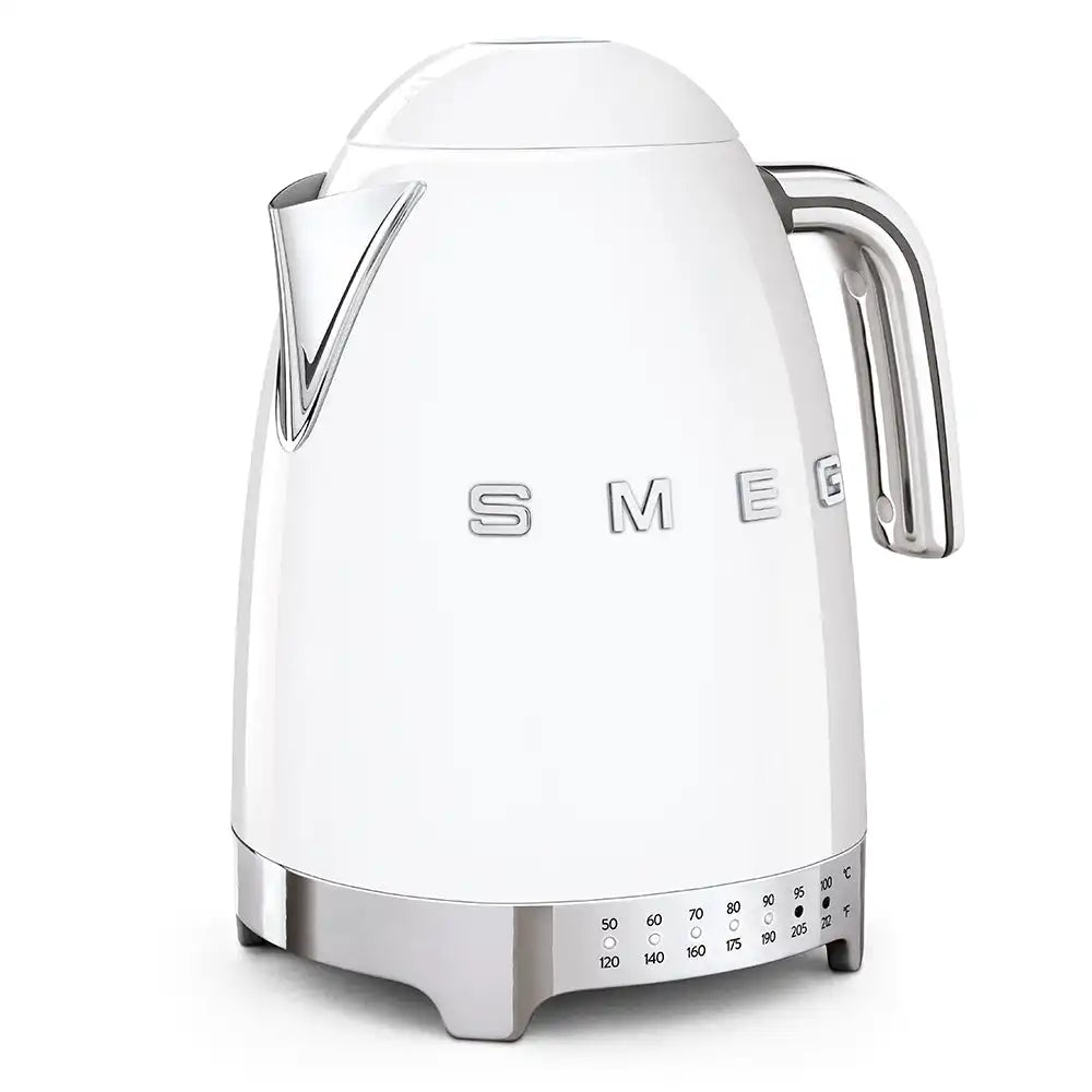 Retro-Style Electric Kettle (7 Cups) - White
