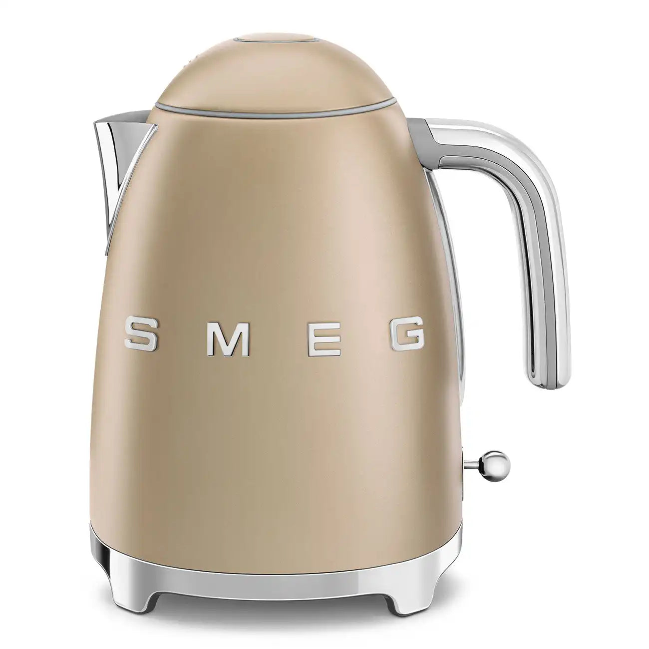 Retro-Style Electric Kettle (7 Cups) - Champagne Matte