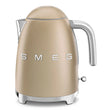 Retro-Style Electric Kettle (7 Cups) - Champagne Matte