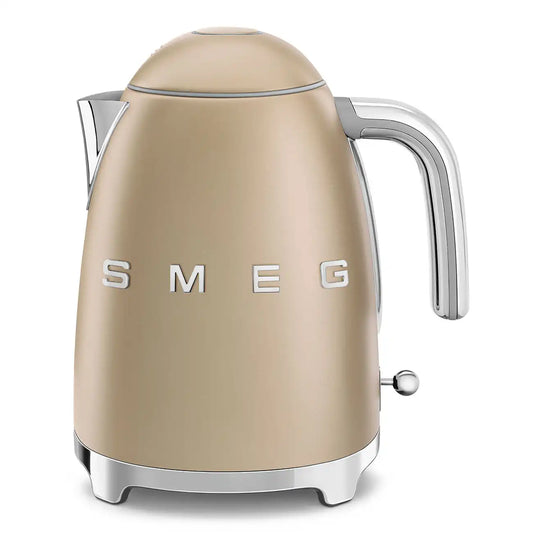 Retro-Style Electric Kettle (7 Cups) - Champagne Matte