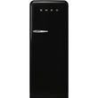 Retro-Style Refrigerator (9.5 cu ft, Right Hinge) -  Black