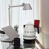 Porsche x SMEG Retro-Style Electric Kettle - Carrara White