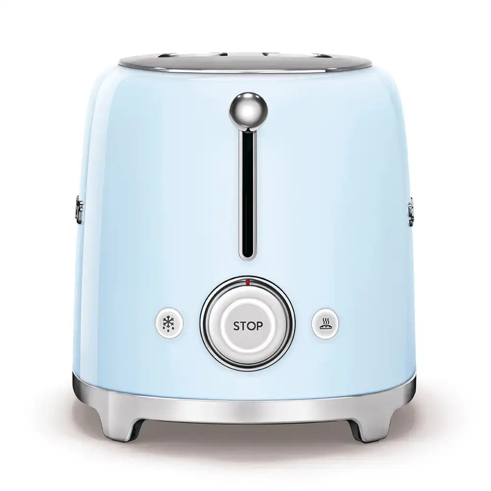 4-Slice Toaster (Long Slots) - Retro-Style Pastel Blue