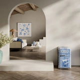 SMEG x Dolce&Gabbana Retro-Style Refrigerator (1.2 cu ft, Right Hinge) - Blu Mediterraneo