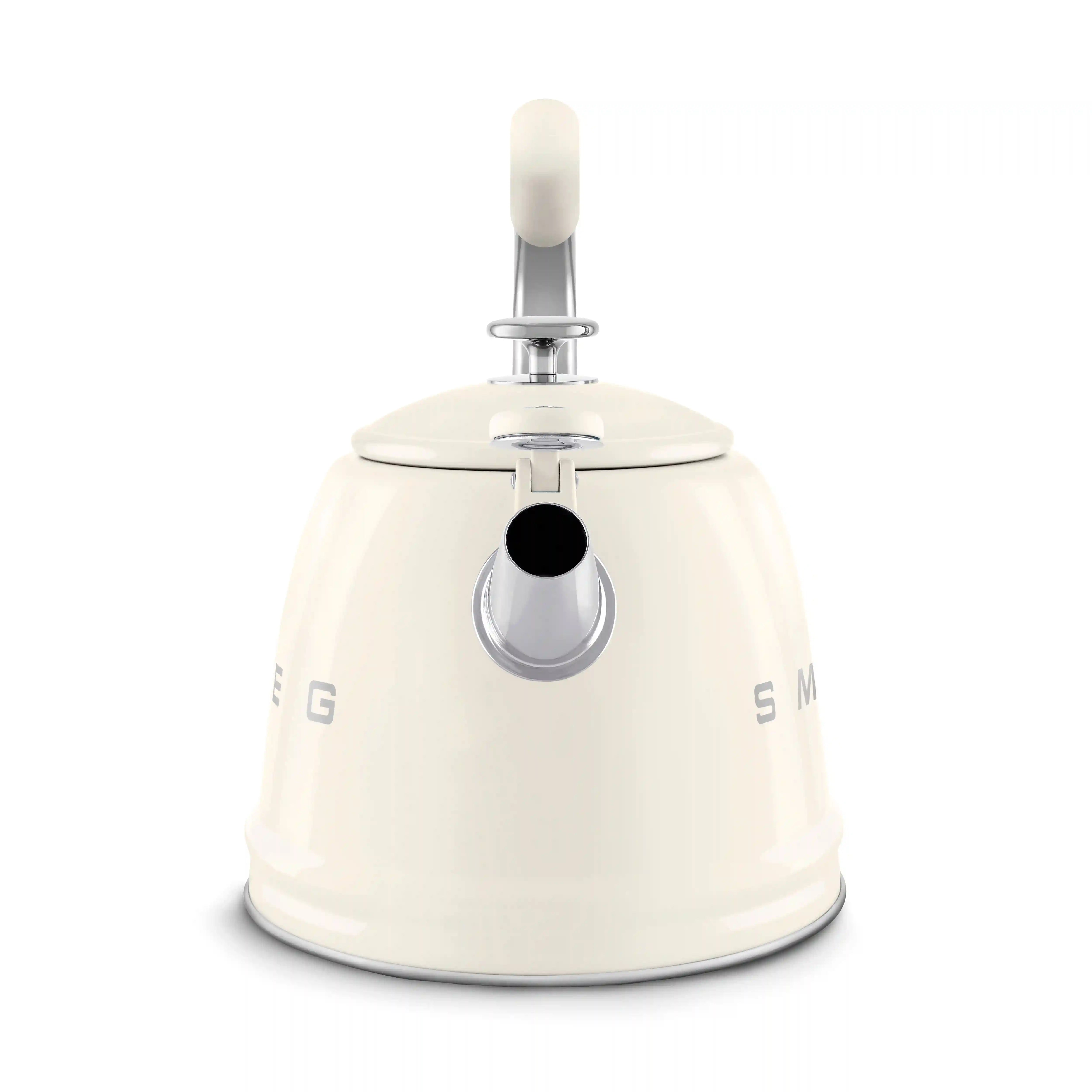 Whistling Kettle (10 Cup) - Retro-Style Cream