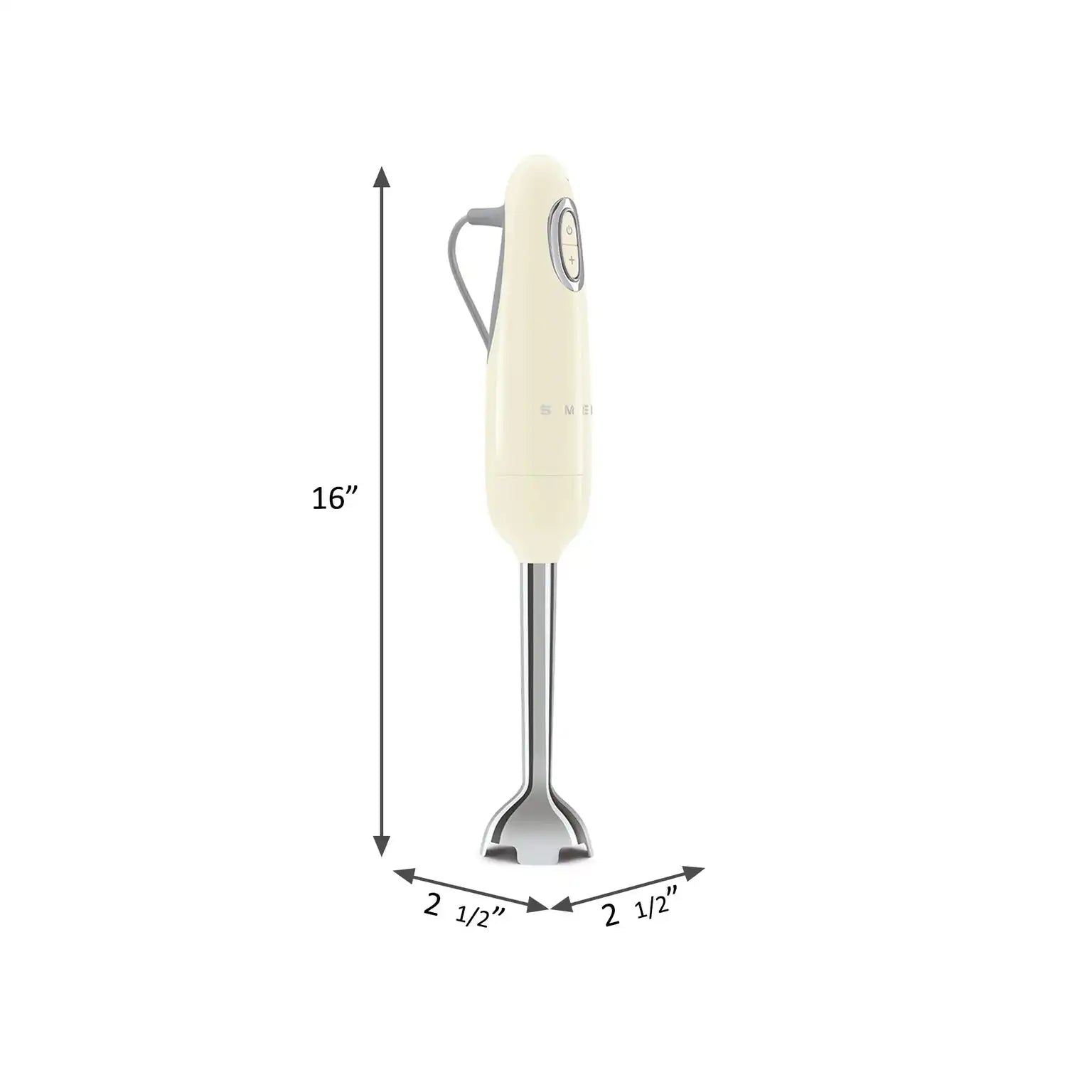 Retro-Style Hand Blender - Cream