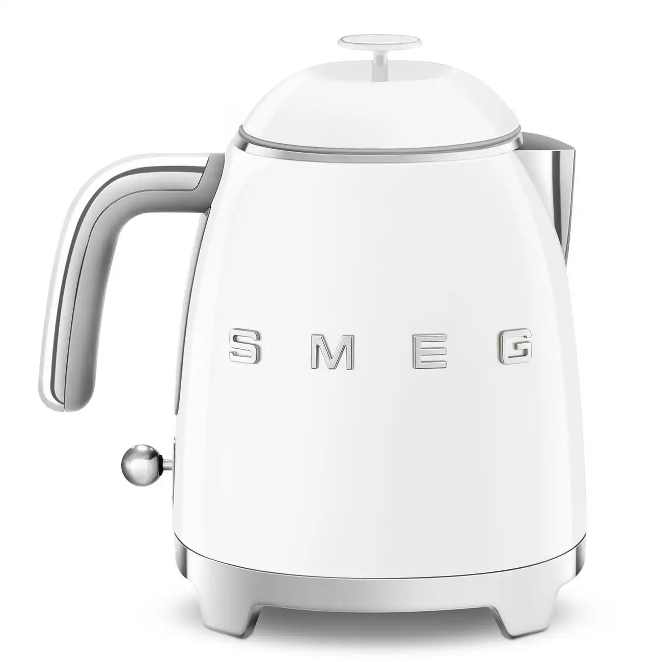 Mini Electric Kettle (3 Cups) - Retro-Style White