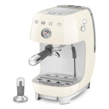 Manual Espresso & Cold Brew Coffee Machine – Retro-Style Cream