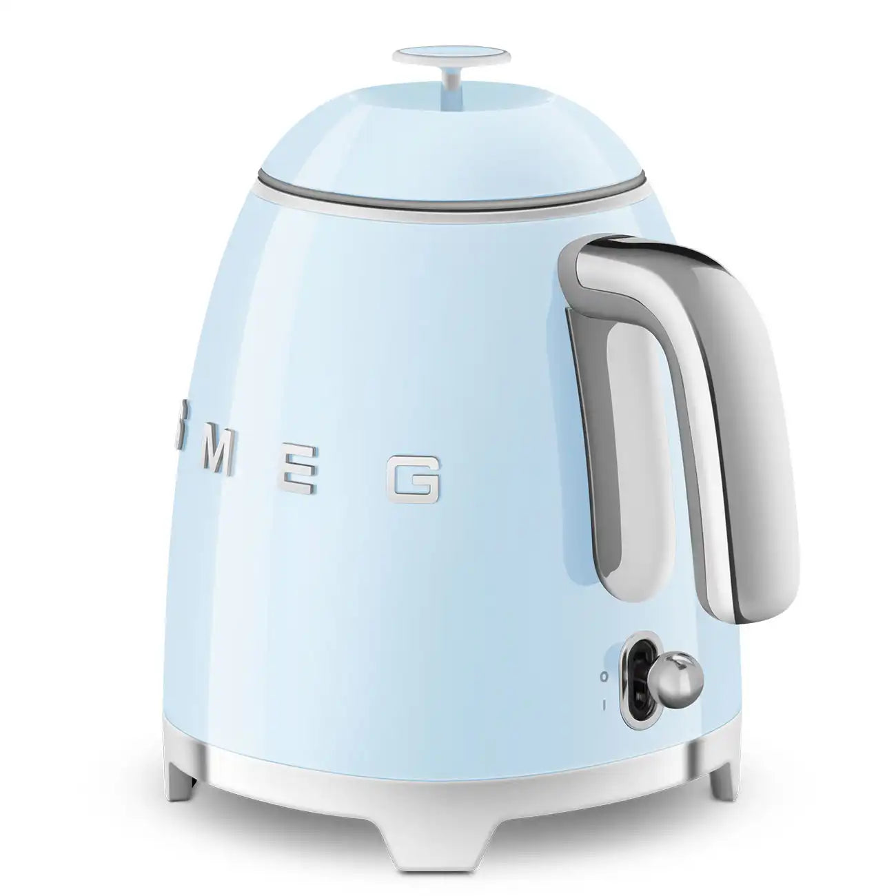 Mini Electric Kettle (3 Cups) - Retro-Style Pastel Blue