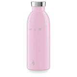 SMEG x 24Bottles® Insulated Stainless Steel Bottle (17 oz) - Pink