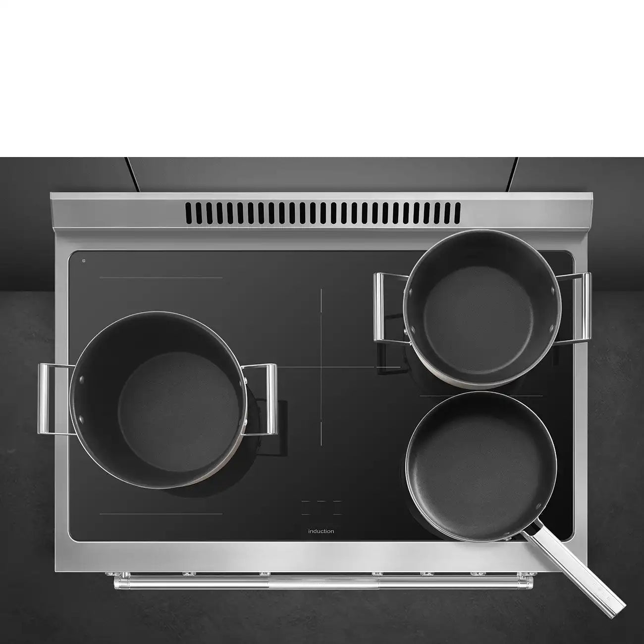 36-Inch Professional Induction Range - Matte White