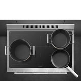 36-Inch Professional Induction Range - Matte White