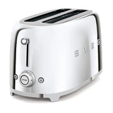 4-Slice Toaster (Long Slots) - Retro-Style Stainless Steel