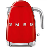 Retro-Style Electric Kettle (7 Cups) - Red