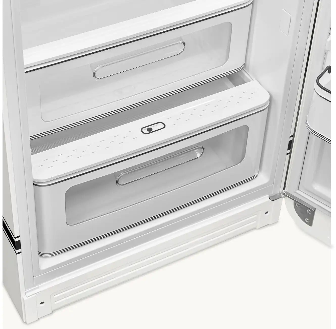 Porsche x SMEG Retro-Style Refrigerator (9.5 cu ft) - Carrara White