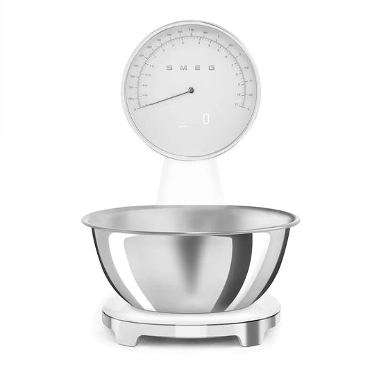 Retro-Style Kitchen Scale - White