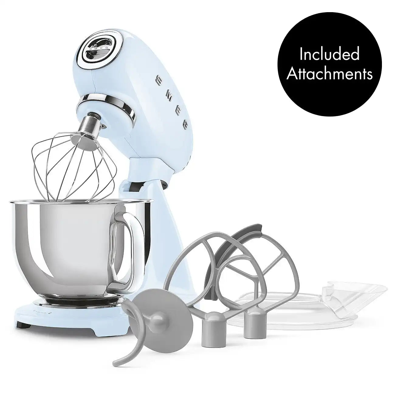 Forte Stand Mixer - Retro-Style Pastel Blue