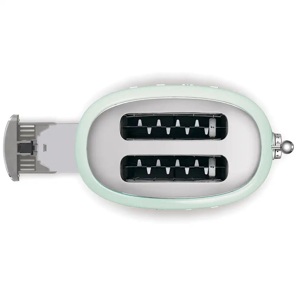 2-Slice Toaster - Retro-Style Pastel Green