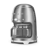 Retro-Style Drip Coffee Machine (10 Cups) - Stainless Steel