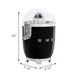 Retro-Style Citrus Juicer - Black