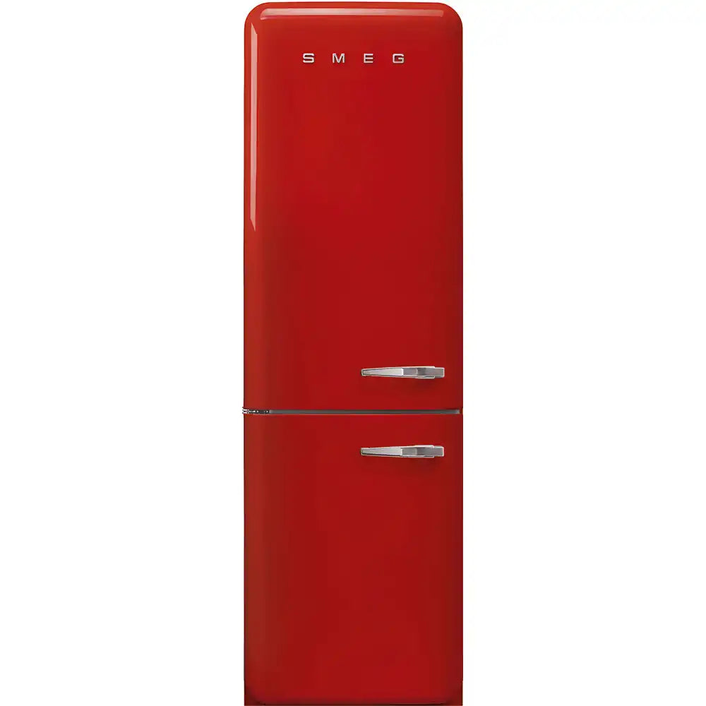 Retro-Style Refrigerator (12 cu ft, Left Hinge) - Red