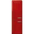 Retro-Style Refrigerator (12 cu ft, Left Hinge) - Red