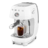 Manual Espresso & Cold Brew Coffee Machine – Retro-Style White