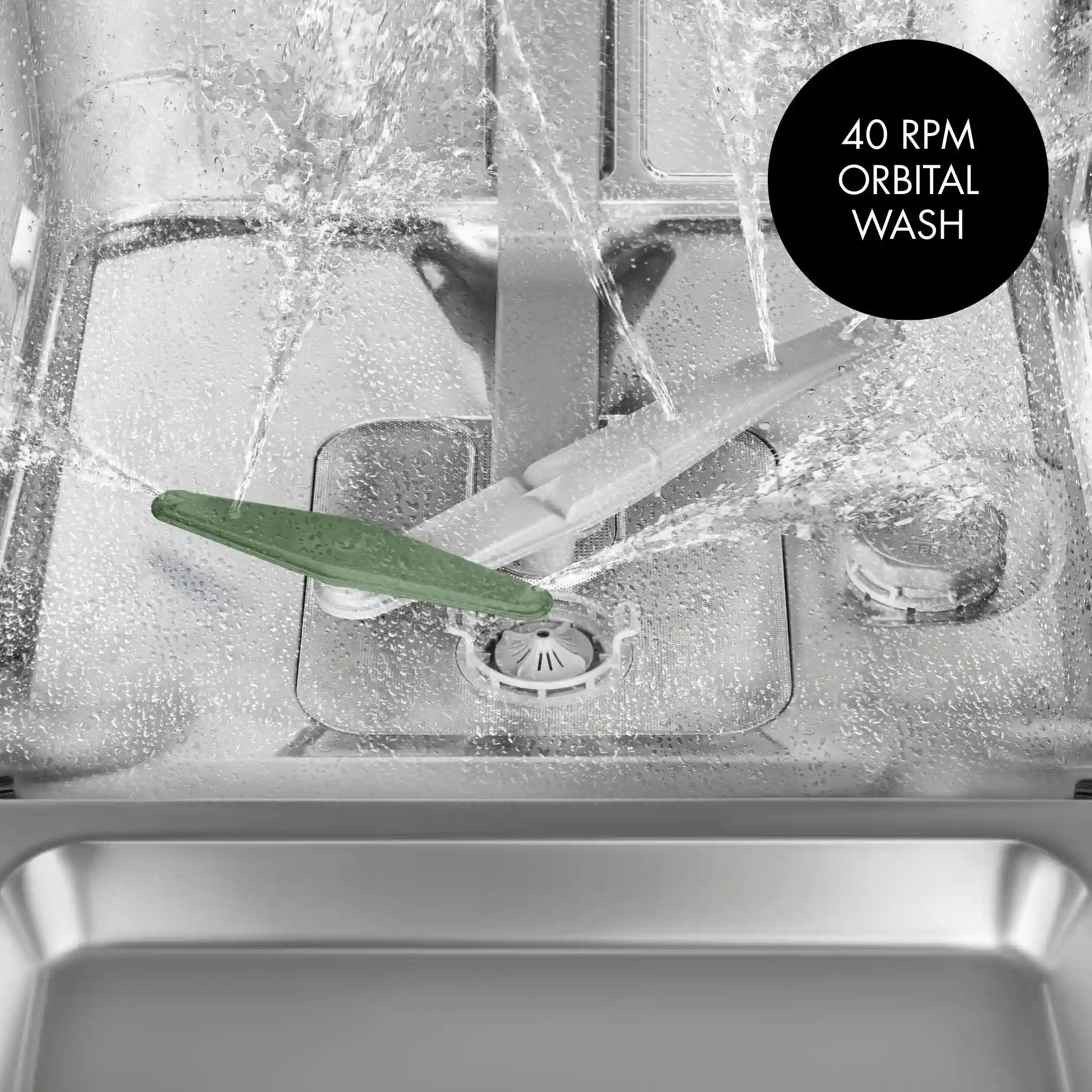 24" Built-In Dishwasher - Orbital Wash + Flexi Loading - Stainless Steel (ADA)