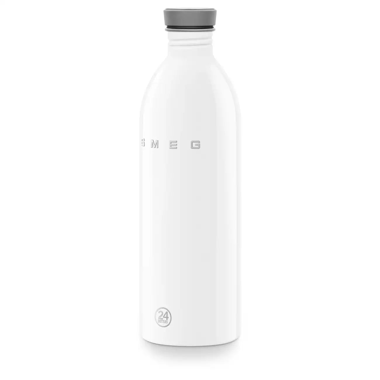SMEG x 24Bottles® Stainless Steel Bottle (34 oz) - White