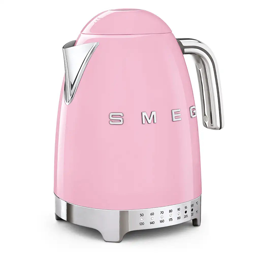 Retro-Style Electric Kettle (7 Cups) - Pink