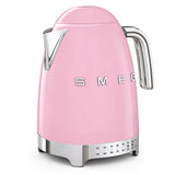 Retro-Style Electric Kettle (7 Cups) - Pink