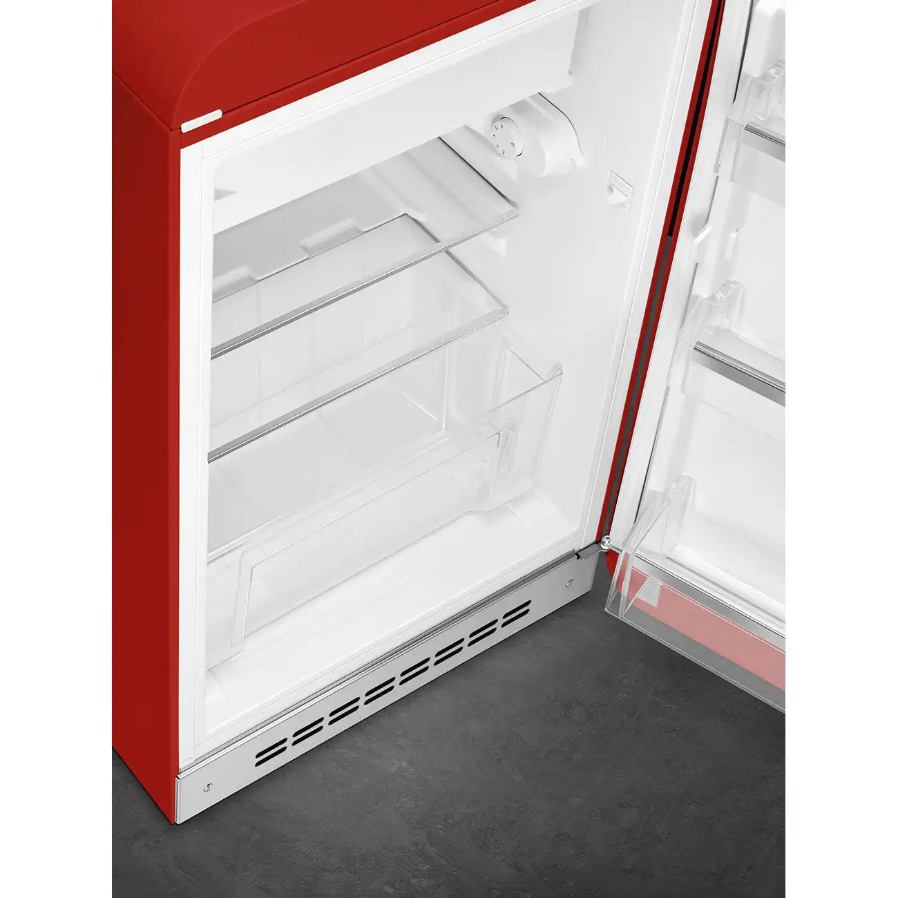 Retro-Style Refrigerator (4.3 cu ft, Right Hinge) - Red