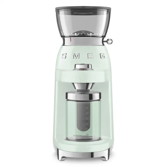 Multipurpose Conical Burr Coffee Grinder – Retro-Style Pastel Green
