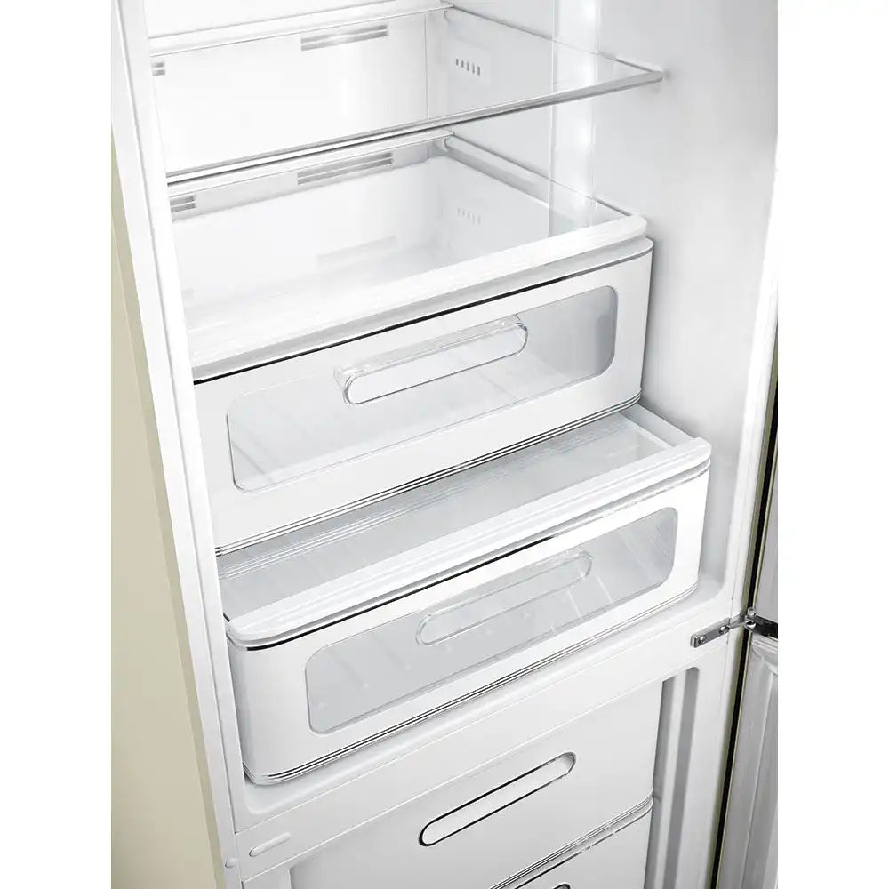 Retro-Style Refrigerator (12 cu ft, Right Hinge) - Cream