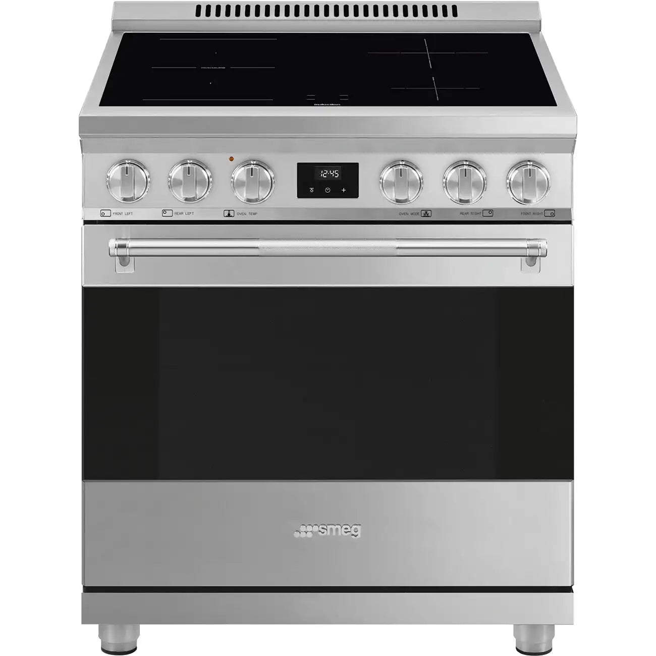 30-Inch Professional Induction Range - Stainless Steel