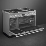 48-Inch Dual-Fuel Range with Double Oven - Stainless Steel