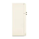 Retro-Style Refrigerator (19.3 cu ft, Right Hinge) - Cream (Bronze Handle)