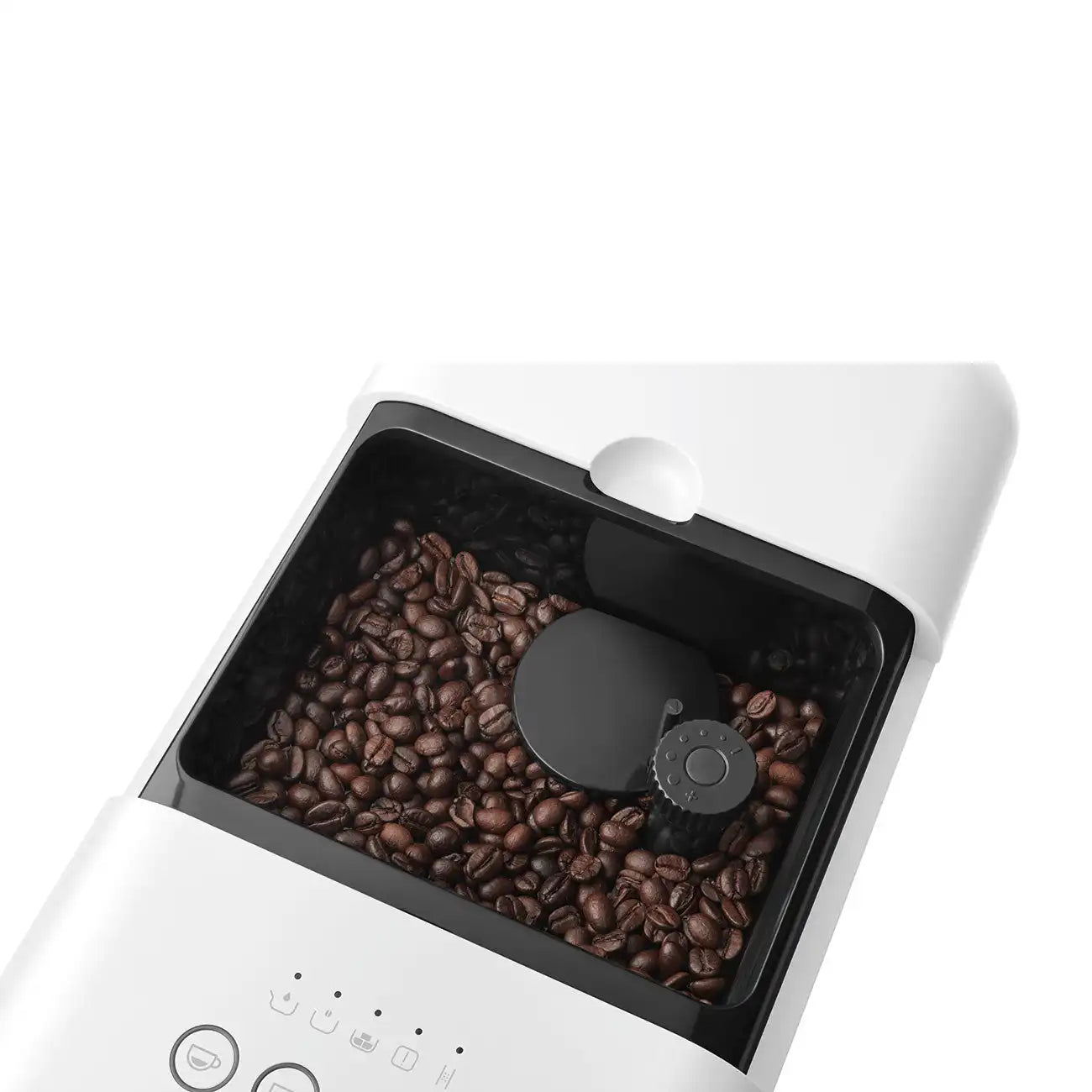 Fully Automatic Espresso Machine with Steam Wand - Matte White