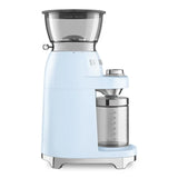 Multipurpose Conical Burr Coffee Grinder – Retro-Style Pastel Blue